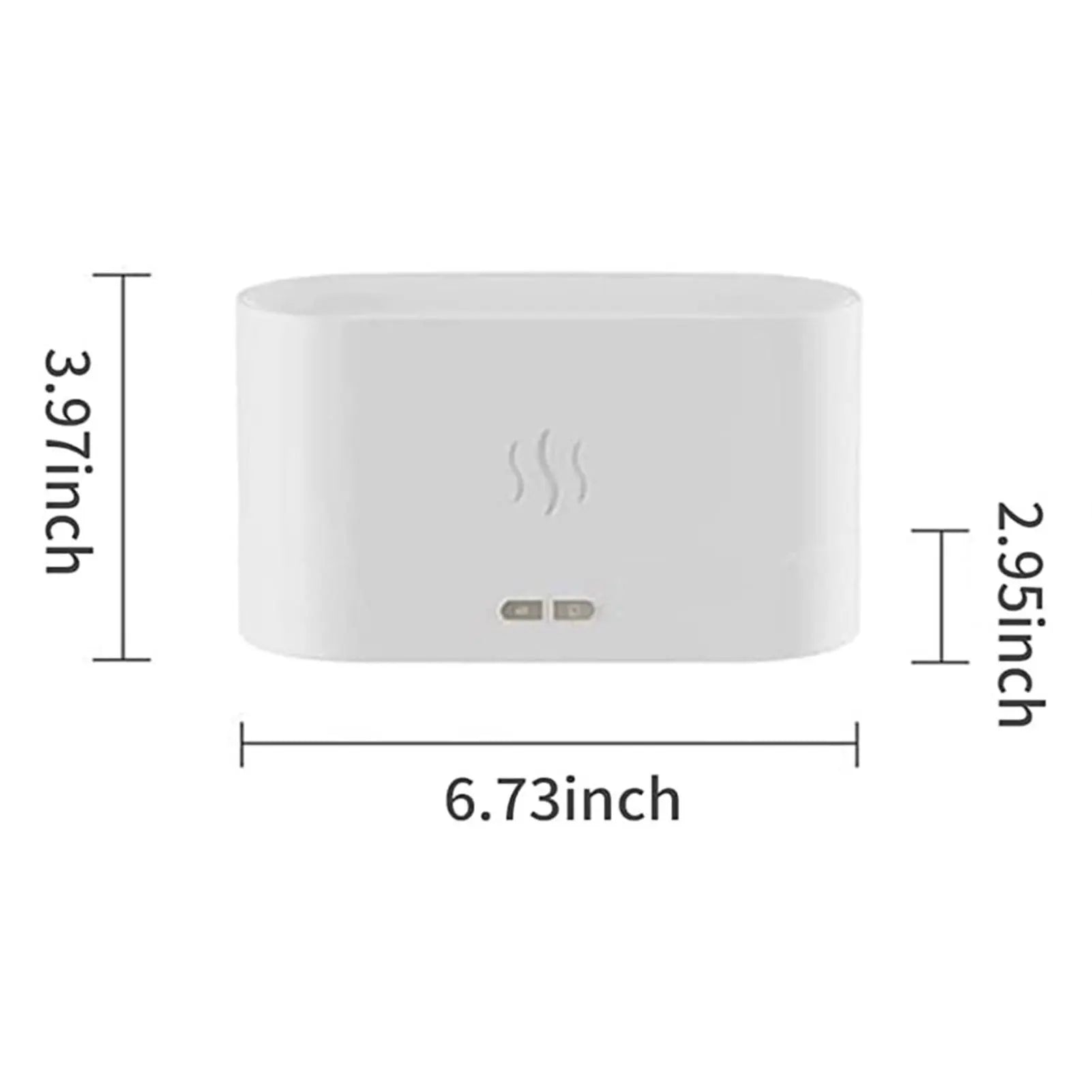 Flame Humidifier Humidblaze Humidifier with Flame Effect Essential Oil Diffuser for Desk Aromatherapy Diffuser Humidifier With